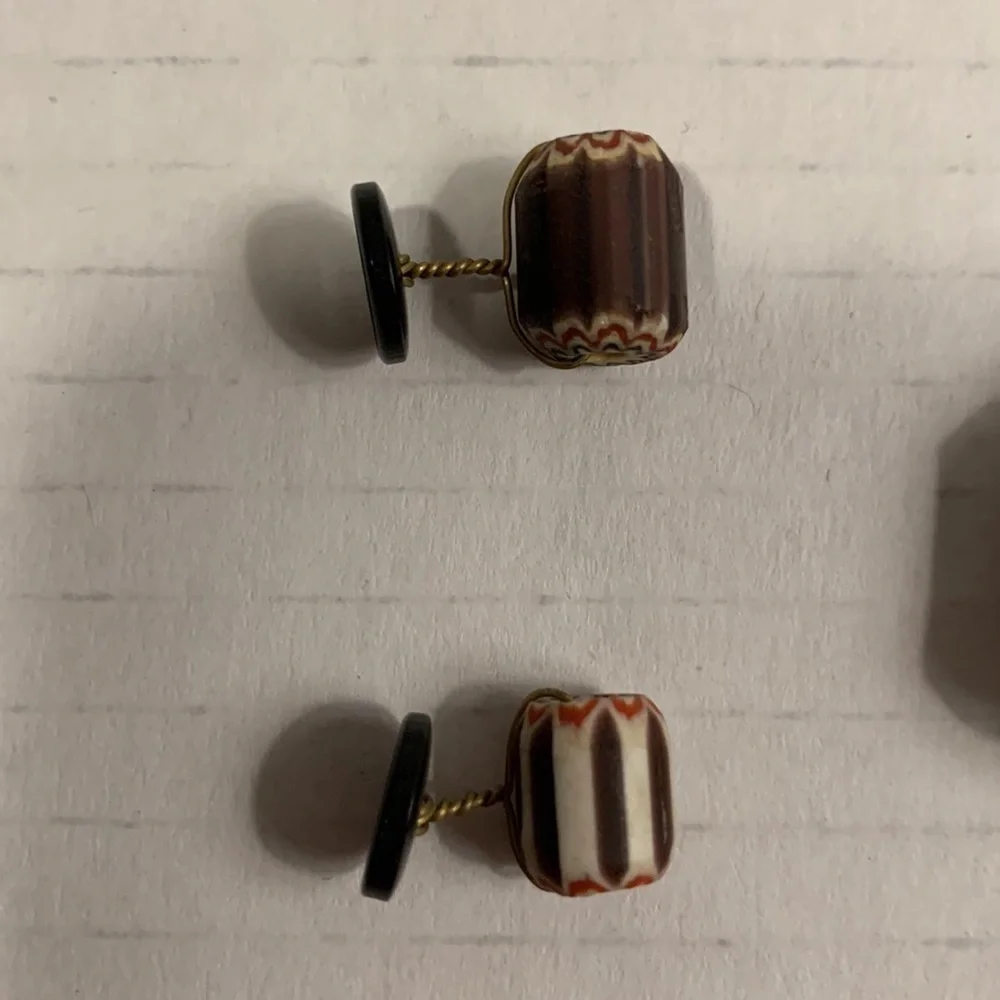 𝅺CUFF Links Set With Tie Tack- Vintage